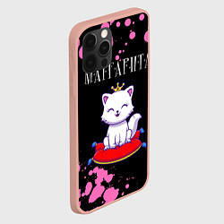 Чехол для iPhone 12 Pro Max Маргарита КОШКА Брызги, цвет: 3D-светло-розовый — фото 2