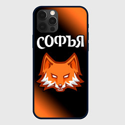 Чехол для iPhone 12 Pro Max Софья ЛИСА Градиент, цвет: 3D-черный