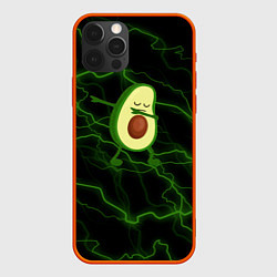 Чехол iPhone 12 Pro Max Avocado молнии