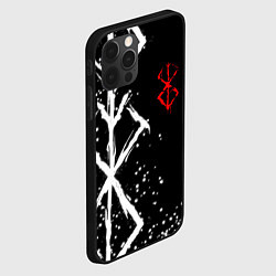 Чехол для iPhone 12 Pro Max БЕРСЕРК - КЛЕЙМО ЖЕРТВЫ, цвет: 3D-черный — фото 2