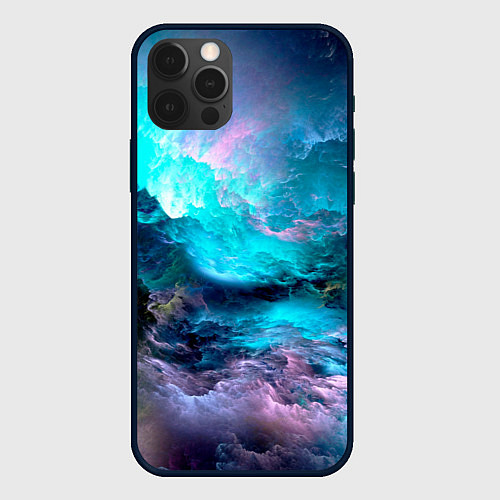 Чехол iPhone 12 Pro Max МОРСКОЙ ШТОРМ / 3D-Черный – фото 1