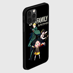 Чехол для iPhone 12 Pro Max SPY FAMILY Семья Шпиона, персонажи, цвет: 3D-черный — фото 2