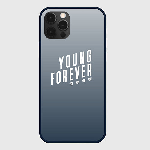 Чехол iPhone 12 Pro Max Навечно молодой Young forever / 3D-Черный – фото 1