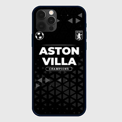 Чехол для iPhone 12 Pro Max Aston Villa Форма Champions, цвет: 3D-черный