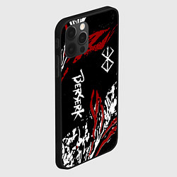 Чехол для iPhone 12 Pro Max BERSERK BLACK MASK - БЕРСЕРК ЧЁРНАЯ МАСКА, цвет: 3D-черный — фото 2