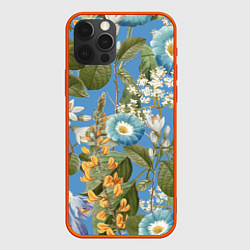 Чехол для iPhone 12 Pro Max Цветы Радужный Сад, цвет: 3D-красный