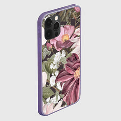 Чехол для iPhone 12 Pro Max Цветы Красивый Цветочный Букет Георгин, цвет: 3D-серый — фото 2