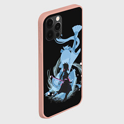 Чехол для iPhone 12 Pro Max AYAKA GENSHIN IMPACT, цвет: 3D-светло-розовый — фото 2
