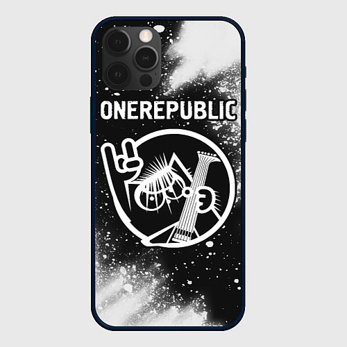 Чехол iPhone 12 Pro Max OneRepublic - КОТ - Краска / 3D-Черный – фото 1