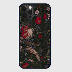 Чехол для iPhone 12 Pro Max Ботаника, цвет: 3D-черный