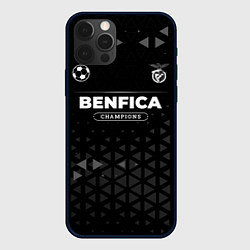 Чехол для iPhone 12 Pro Max Benfica Champions Uniform, цвет: 3D-черный