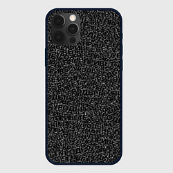 Чехол для iPhone 12 Pro Max Привет уроды black, цвет: 3D-черный
