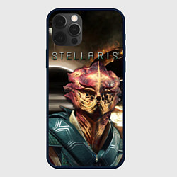 Чехол для iPhone 12 Pro Max STELLARIS СТЕЛЛАРИС, цвет: 3D-черный