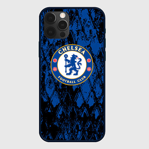 Чехол iPhone 12 Pro Max CHELSEA F ЧЕЛСИ LOGO / 3D-Черный – фото 1