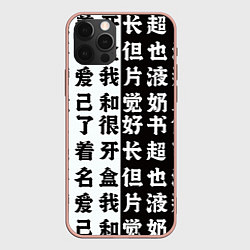 Чехол iPhone 12 Pro Max Японские иероглифы Япония Tokyo