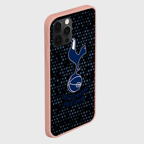 Чехол iPhone 12 Pro Max TOTTENHAM HOTSPUR Звезды / 3D-Светло-розовый – фото 2