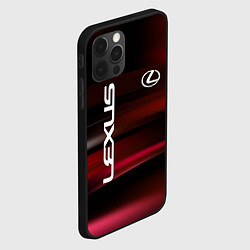 Чехол для iPhone 12 Pro Max Lexus - абстракция, цвет: 3D-черный — фото 2