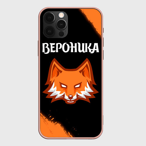 Чехол iPhone 12 Pro Max Вероника ЛИСА Краски / 3D-Светло-розовый – фото 1