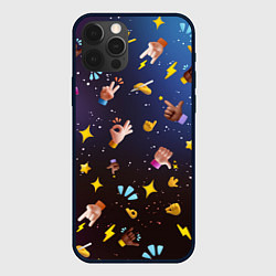 Чехол iPhone 12 Pro Max Смайлики-руки 3D Emoji Hands