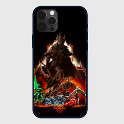 Чехол iPhone 12 Pro Max BLOODBORNE Экспозиция боссов