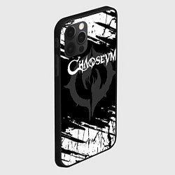 Чехол для iPhone 12 Pro Max Chaoseum Logo Grunge, цвет: 3D-черный — фото 2