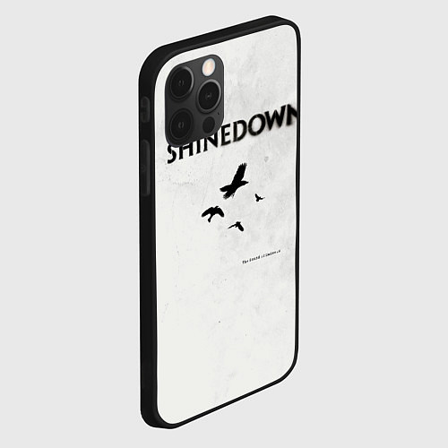 Чехол iPhone 12 Pro Max The Sound of Madness - Shinedown / 3D-Черный – фото 2