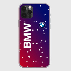 Чехол для iPhone 12 Pro Max Бмв bmw градиент, цвет: 3D-серый