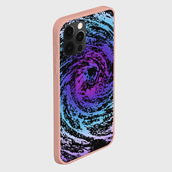 Чехол для iPhone 12 Pro Max Галактика Неон, цвет: 3D-светло-розовый — фото 2