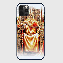 Чехол для iPhone 12 Pro Max Бог СВАРОГ, цвет: 3D-черный