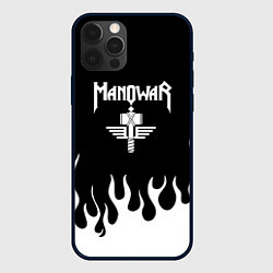 Чехол для iPhone 12 Pro Max MANOWAR арт огонь, цвет: 3D-черный