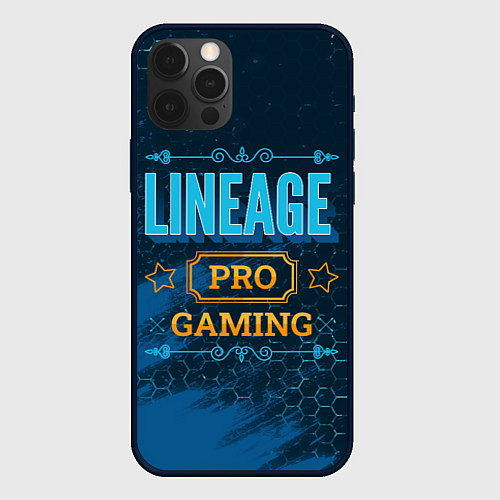 Чехол iPhone 12 Pro Max Игра Lineage: PRO Gaming / 3D-Черный – фото 1