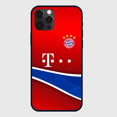 Чехол iPhone 12 Pro Max Bayern munchen sport / 3D-Черный – фото 1