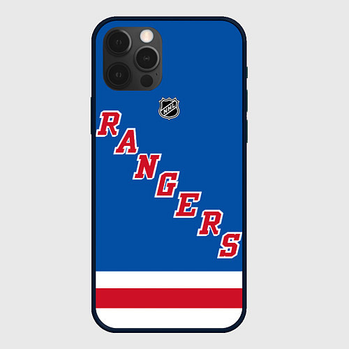 Чехол iPhone 12 Pro Max Артемий Панарин Rangers / 3D-Черный – фото 1