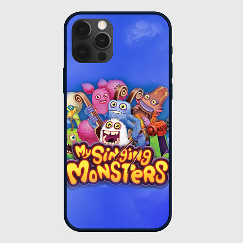 Чехол iPhone 12 Pro Max My singing monsters поющие монстры / 3D-Черный – фото 1