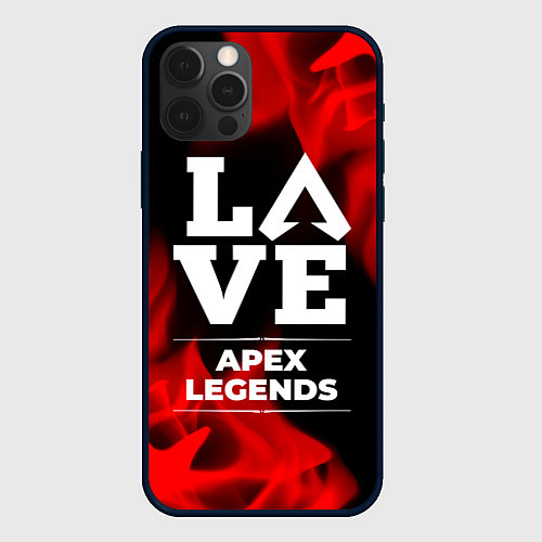 Чехол iPhone 12 Pro Max Apex Legends Love Классика / 3D-Черный – фото 1