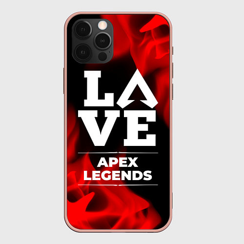 Чехол iPhone 12 Pro Max Apex Legends Love Классика / 3D-Светло-розовый – фото 1