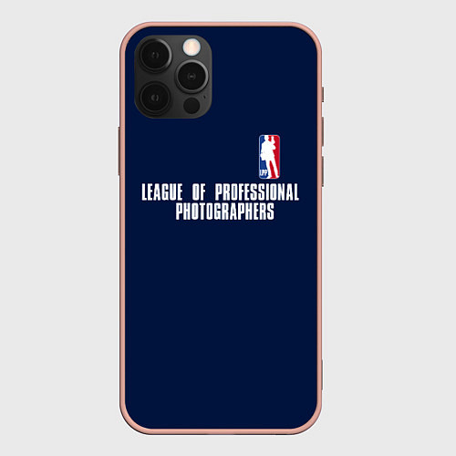 Чехол iPhone 12 Pro Max League of Professional Photographers 35mm / 3D-Светло-розовый – фото 1