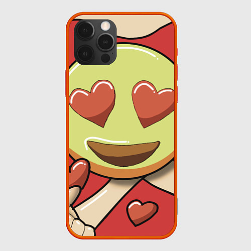 Чехол iPhone 12 Pro Max LOVE- emotion collection / 3D-Красный – фото 1