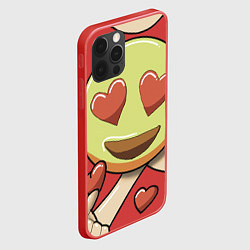 Чехол для iPhone 12 Pro Max LOVE- emotion collection, цвет: 3D-красный — фото 2