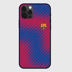 Чехол для iPhone 12 Pro Max Fc barcelona барселона fc абстракция, цвет: 3D-черный