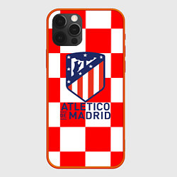 Чехол iPhone 12 Pro Max Atletico madrid кубики