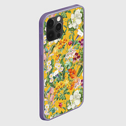 Чехол для iPhone 12 Pro Max Цветы Солнечное Лето, цвет: 3D-серый — фото 2
