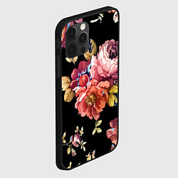 Чехол для iPhone 12 Pro Max Розы в летней ночи Fashion trend, цвет: 3D-черный — фото 2