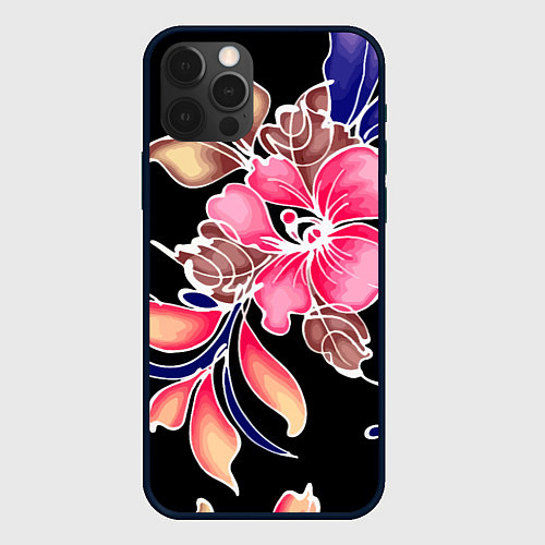 Чехол iPhone 12 Pro Max Сон в летнюю ночь Beautiful flower / 3D-Черный – фото 1