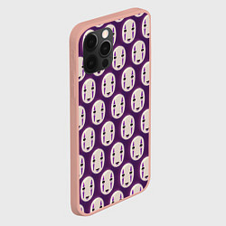 Чехол для iPhone 12 Pro Max Kaonashi Faces, цвет: 3D-светло-розовый — фото 2
