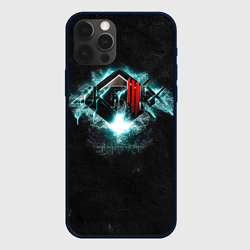 Чехол iPhone 12 Pro Max More Monsters and Sprites - Skrillex / 3D-Черный – фото 1