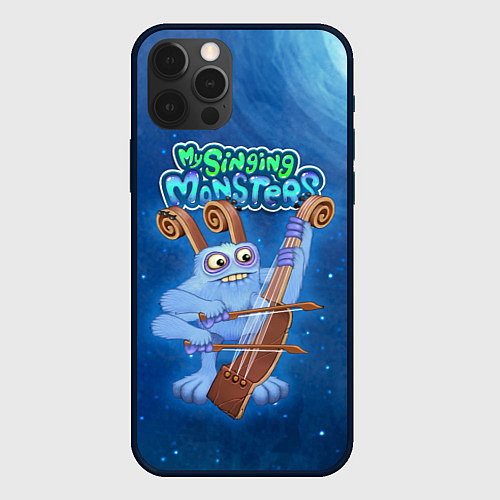 Чехол iPhone 12 Pro Max My singing monsters СМЫЧОРОГ Bowgart / 3D-Черный – фото 1