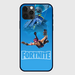 Чехол iPhone 12 Pro Max Fortnite Vintage Ramirez Персонаж десантирование и