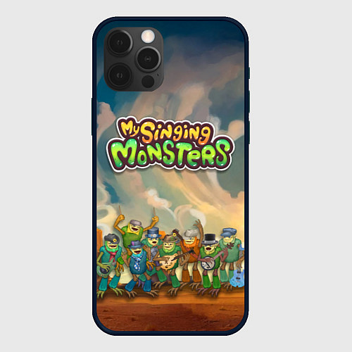 Чехол iPhone 12 Pro Max My singing monsters САХАСЕМЬЯ / 3D-Черный – фото 1