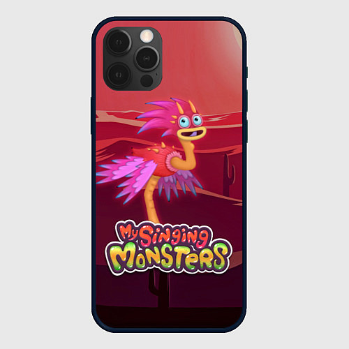 Чехол iPhone 12 Pro Max My singing monsters СТРАВОК Yawstrich / 3D-Черный – фото 1